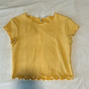 ONLY yellow crop top